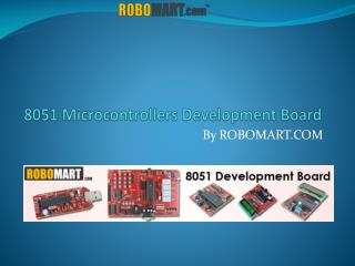 8051 Microcontroller Development Board - Robomart