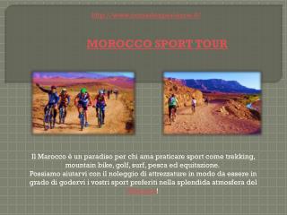 MOROCCO SPORT TOUR