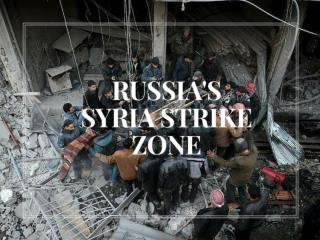 Russia's Syria strike zone