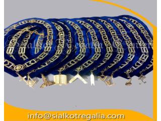 Mason Blue Lodge chain collar