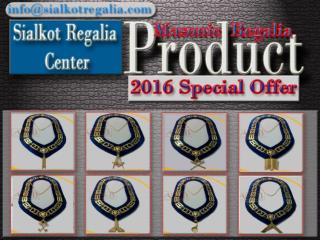 Masonic Chain collar Blue Lodge Gold