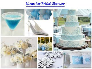 Ideas for Bridal Shower