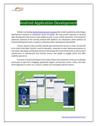 Android Game Development Services - Devlon Infotech