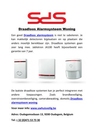 Draadloos Alarmsysteem Woning