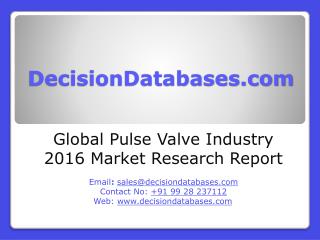 Global Pulse Valve Market 2016:Industry Trends and Analysis