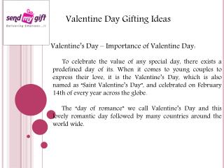 Share & Celebrate Your Love By Gifting