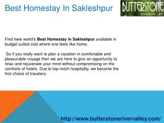 Best Homestay In Sakleshpur