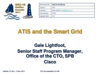 ATIS and the Smart Grid