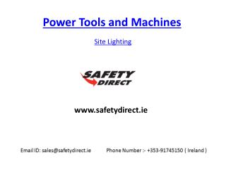 Site Lighting in Ireland at safetydirect.ie