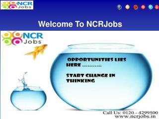 NCR Jobs for Freshers