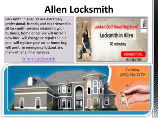 Allen Locksmith