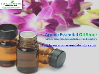 Bulk organic essential oils at aromaessentialoilstore.com