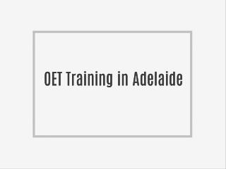 OET preparation course in Australia
