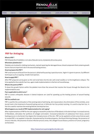 Aging Skin Care