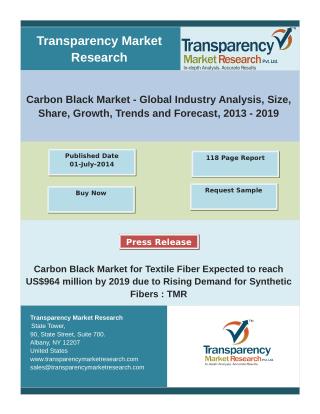 Carbon Black Market - Size, Share, Growth, Trends and Forecast, 2013 – 2019