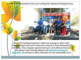Asbestos Testing in Phoenix AZ