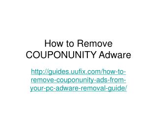 How to Remove CouponUnity Ads