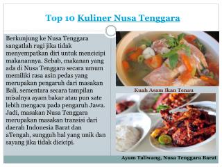 Kuliner Nusa Tenggara