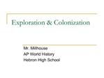 Exploration Colonization