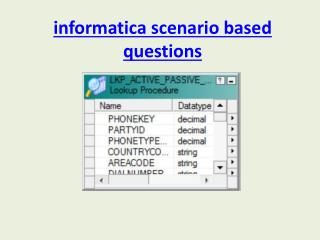 informatica interview questions and answers for experienced