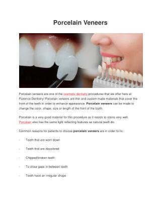 Porcelain Veneers | Ottawa Downtown Dentistry