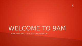 Field Staff Real Time Tracking Software