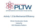 Activity 1.2.5a Mechanical Efficiency