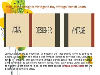 Vintage Trench Coat Womens