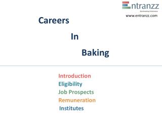 Careers In Baking