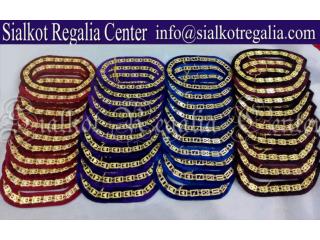Masonic regalia Blue lodge chain collars