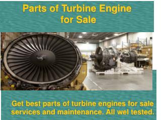 Best Information on Parts of Turbine Engine for Sale in Prattville AL