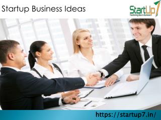 Startup Business Ideas