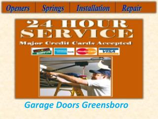 Emergency Greensboro Garage Doors Repair