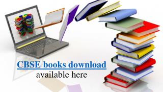 Download cbse books and sample question papers here