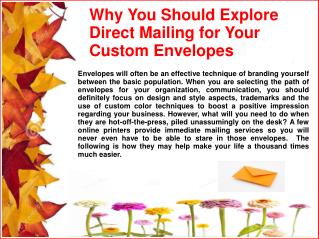 Connect With Best Mailing Envelopes Suppliers Online