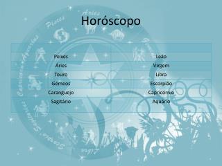 Horóscopo