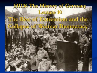 HI136 The History of Germany Lecture 10