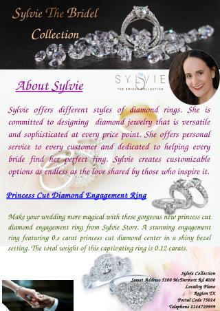 Stylish Princess Cut Diamond Engagement Ring