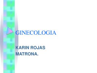 GINECOLOGIA