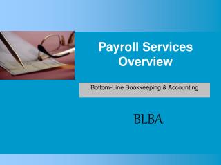 Payroll Services Overview