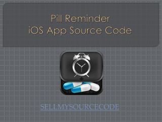 Pill Reminder iOS App Source Code