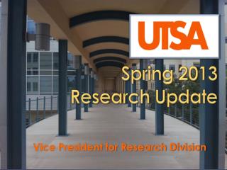 Spring 2013 Research Update