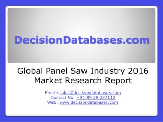 Panel Saw Market Analysis and Forecasts 2021