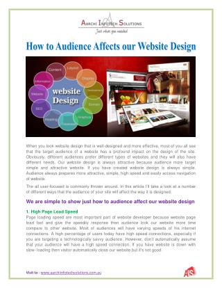 How to Audience Affects our Website Design