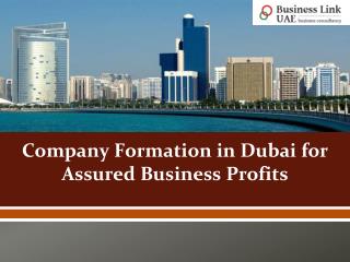 Company Formation in Dubai for Assured Business Profits