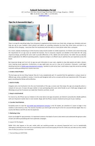 best mobile application development companies