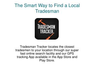 Tradesman Tracker - Free Listing