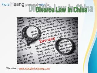 Find Out the Reputable Divorce Lawyers in China