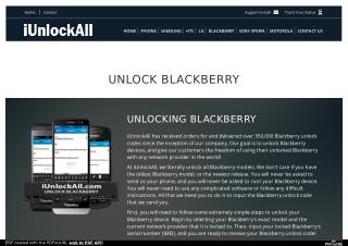 Unlocking Blackberry Smartphone Services in Toronto