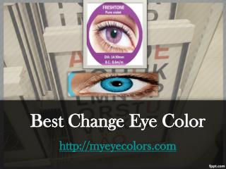 change eye color